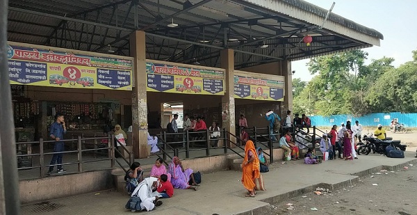 pathardi st bus stand